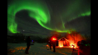 A breathtaking aurora from Earth's largest geomagnetic storm in almost 10 years